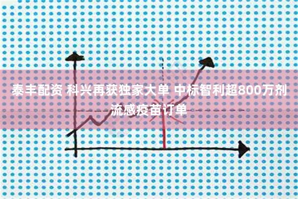 泰丰配资 科兴再获独家大单 中标智利超800万剂流感疫苗订单